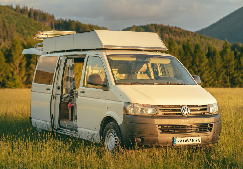 Prenájom karavanu vw transporter t5